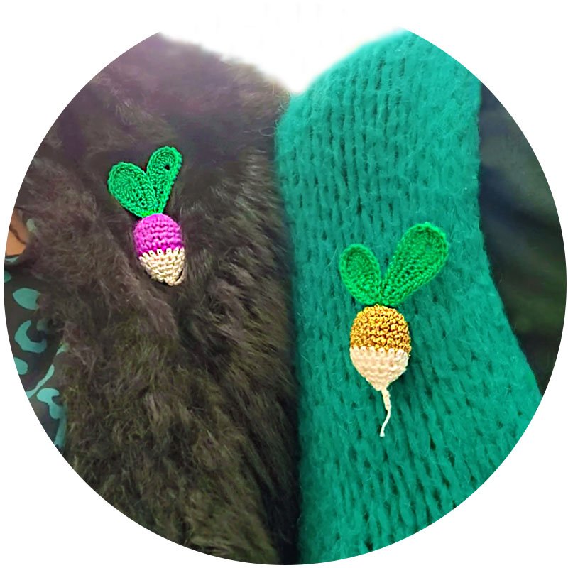 radis crochet fantaisie